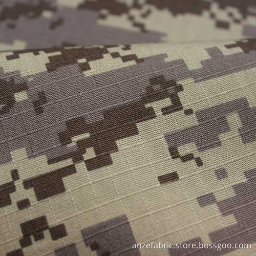 100 camouflage cotton ripstop fabric for garment